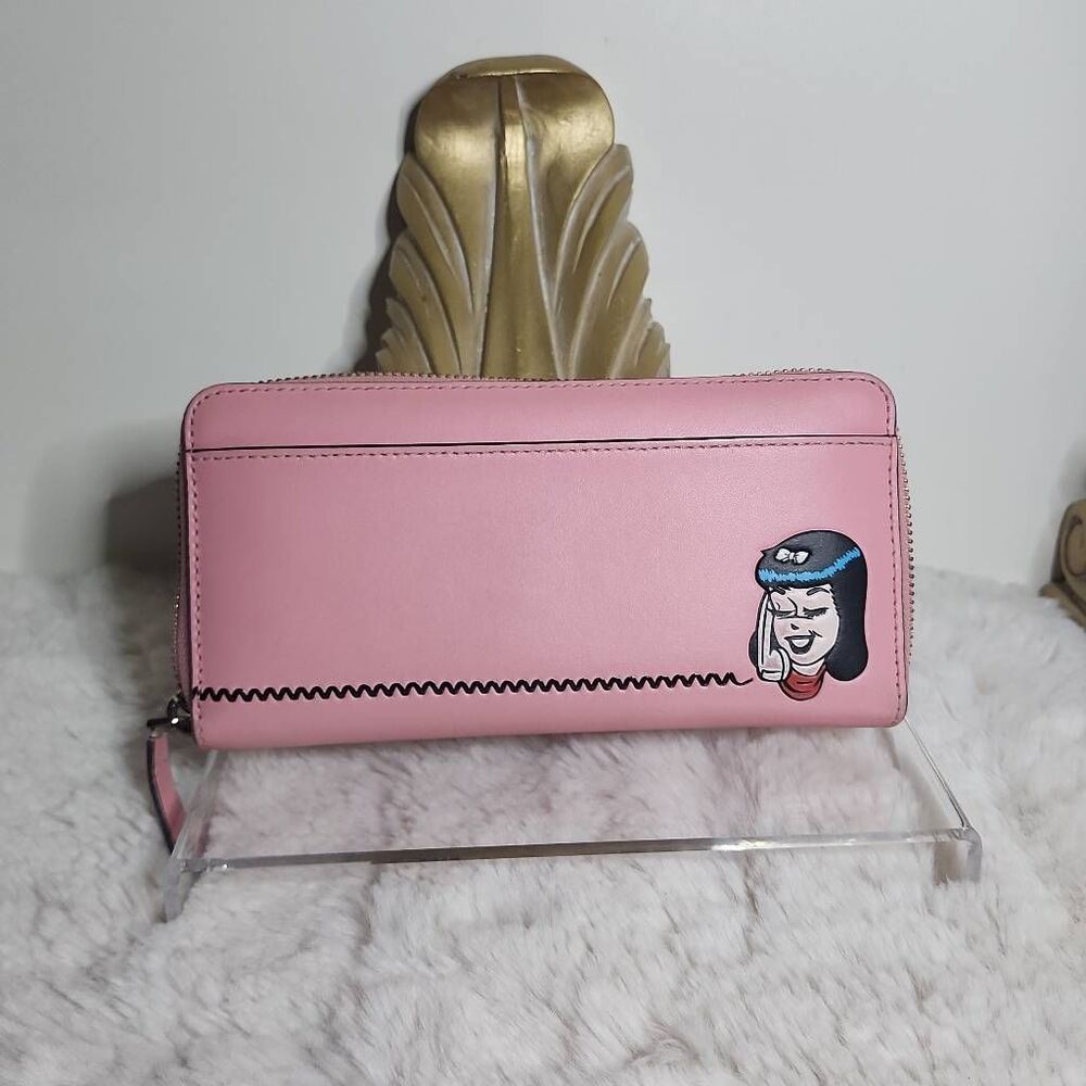 Kate Spade x Archie Comics Tribute Pink Continental Wallet, a limited edition